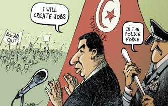 Anger in Tunisia