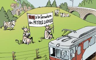 Petits trains menacés en Suisse