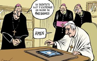 Le pape est sur Twitter