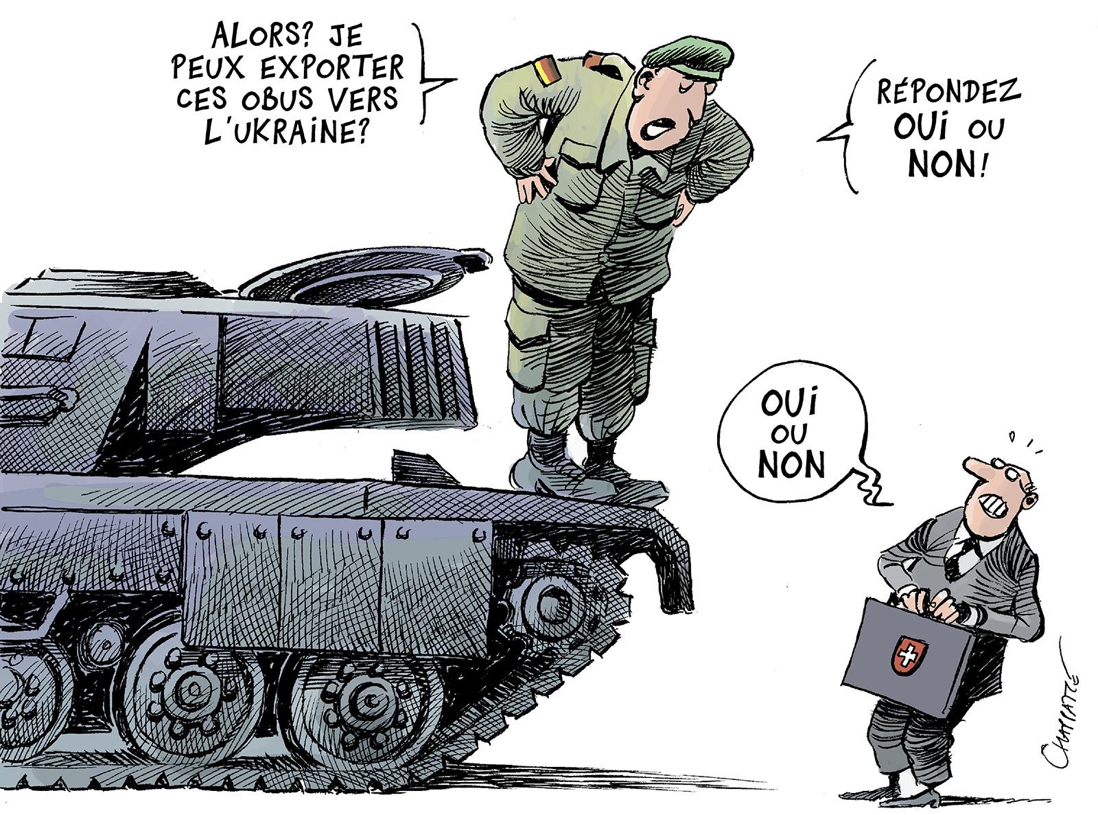 Réexportation d’armes suisses