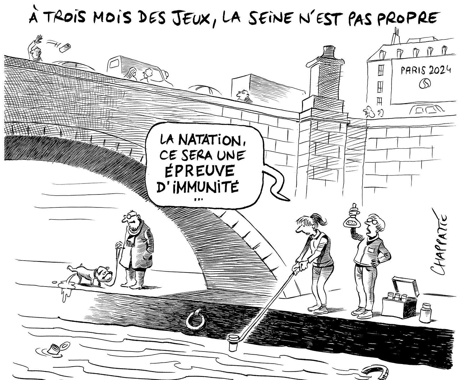 La Seine n’est pas propre