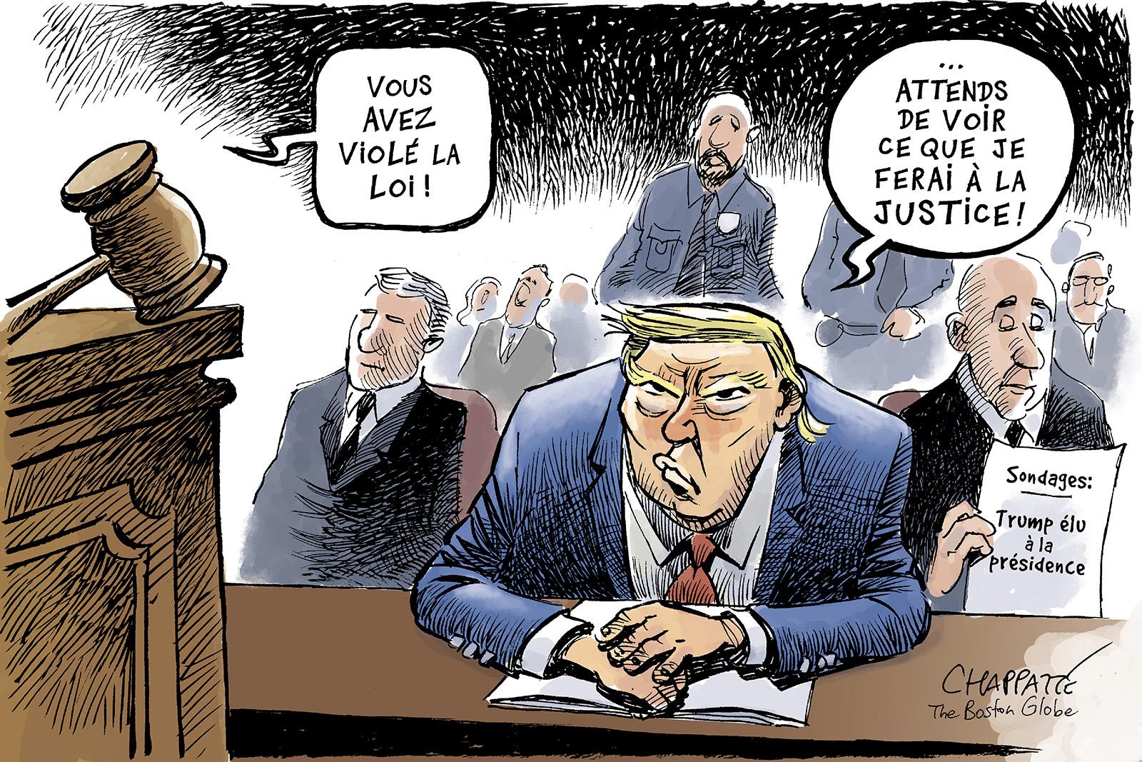 Trump fait face aux juges