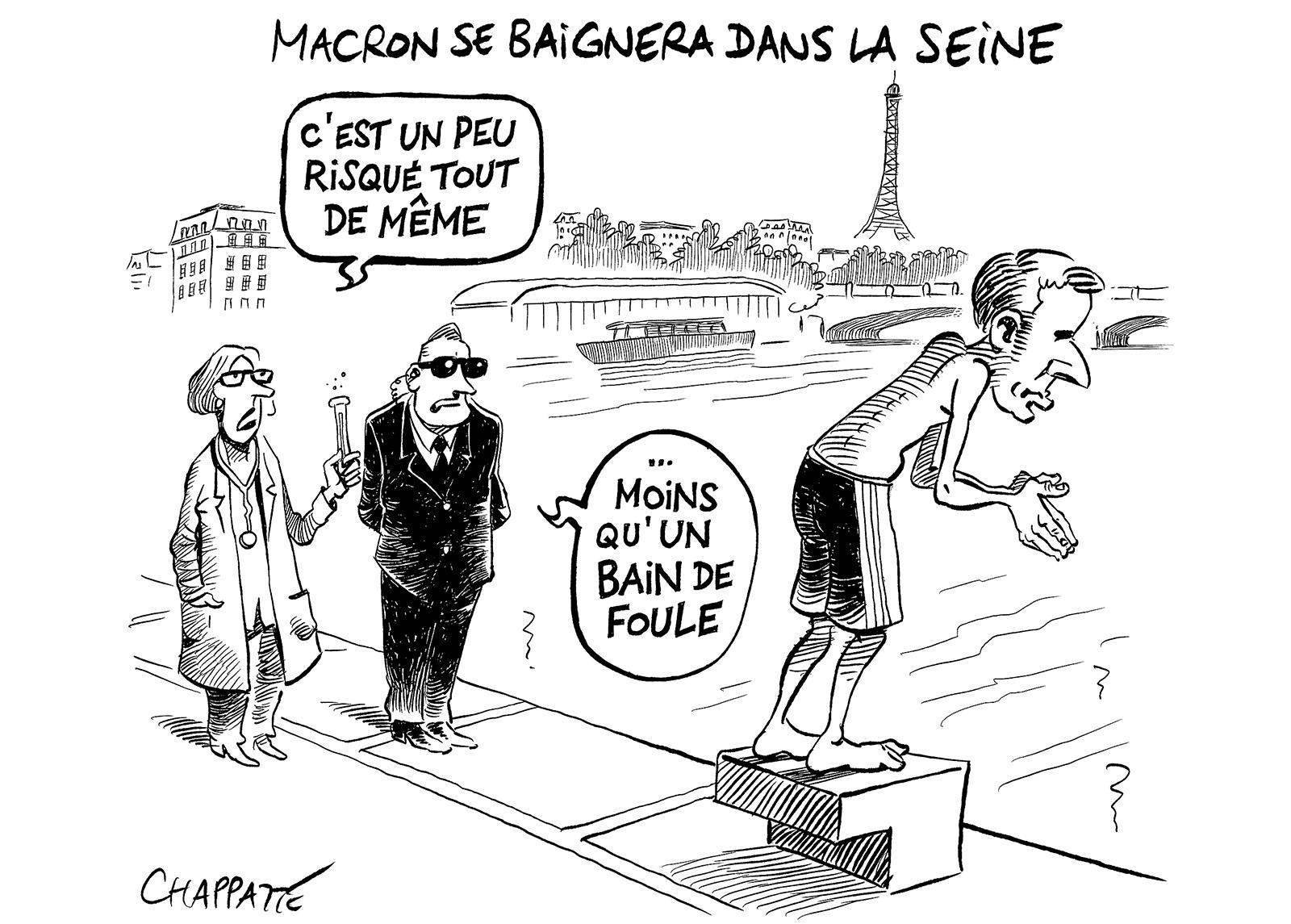 Président à l'eau