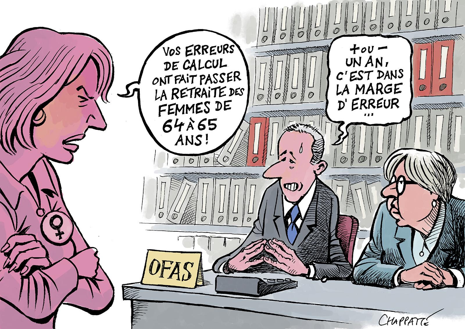 Les erreurs de calcul de l'AVS