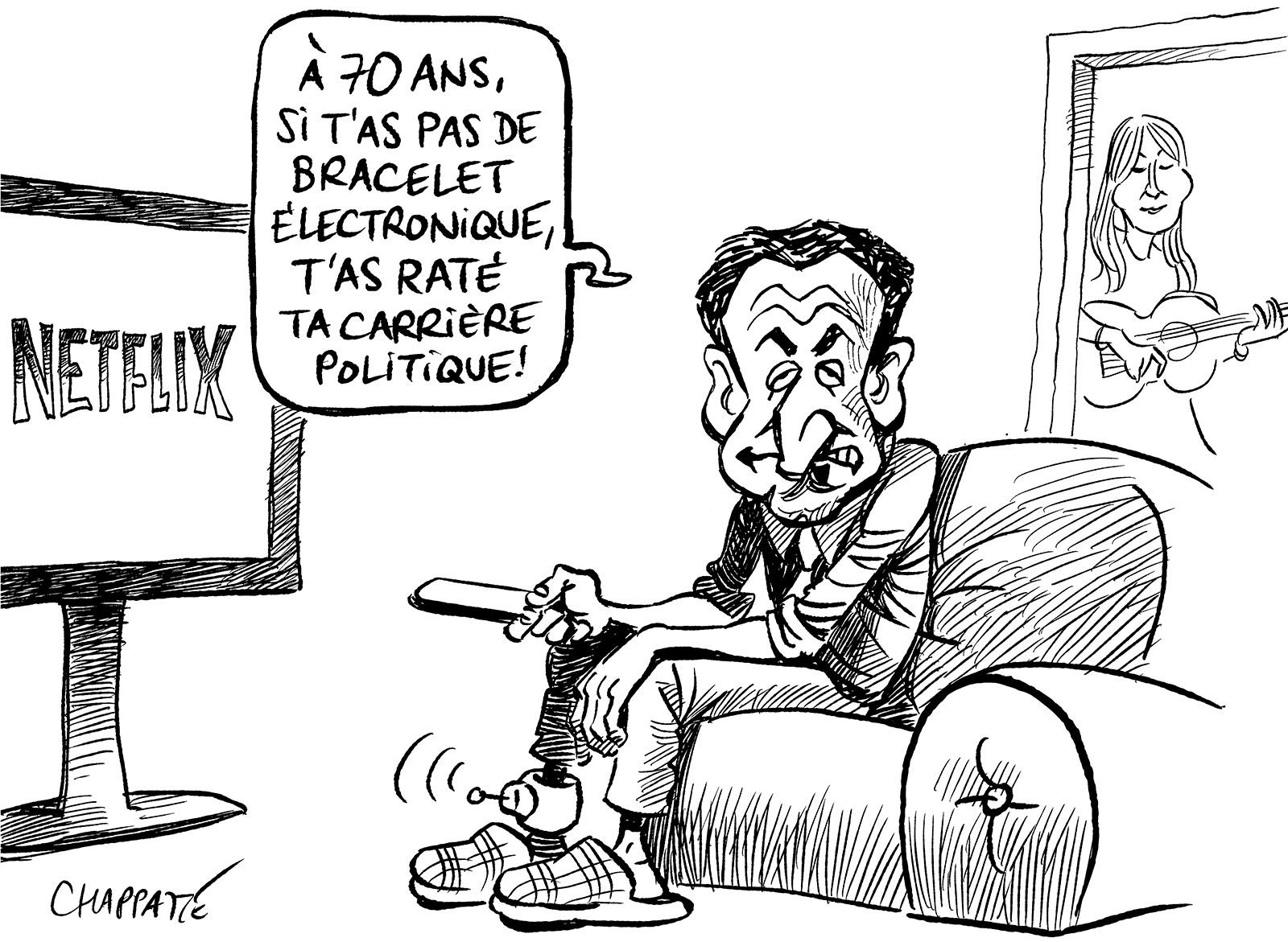Sarkozy assigné à domicile
