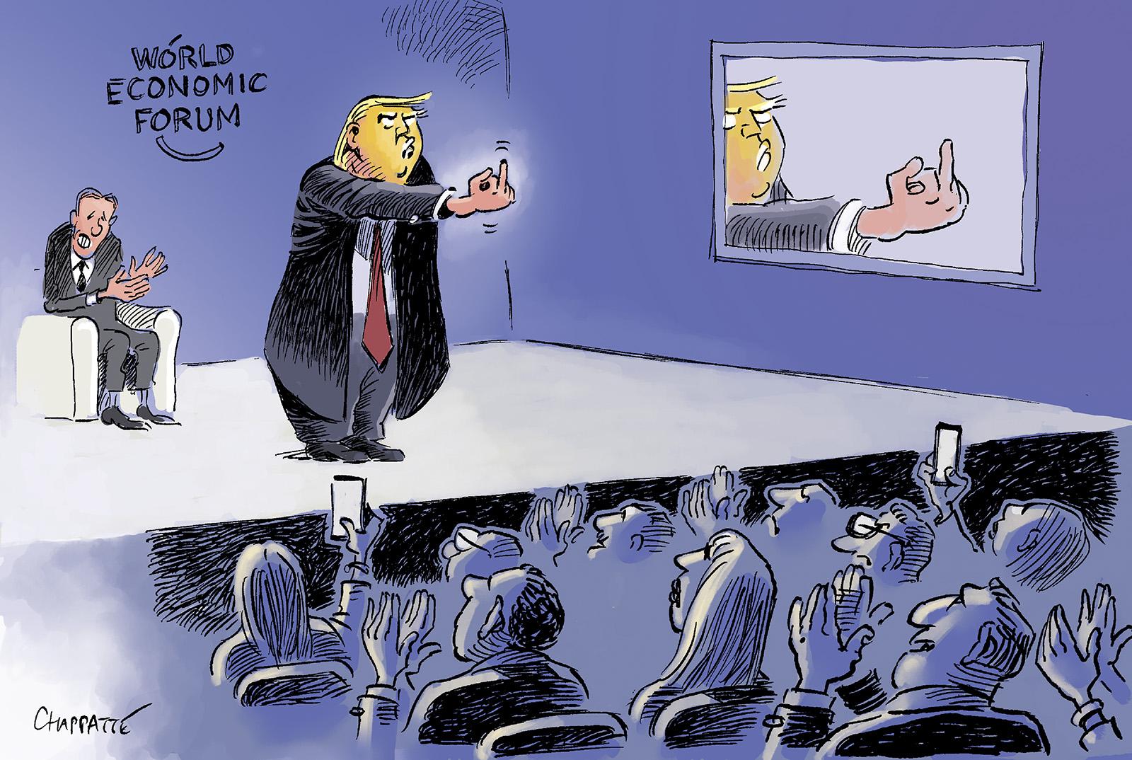 Trump's speech in Davos