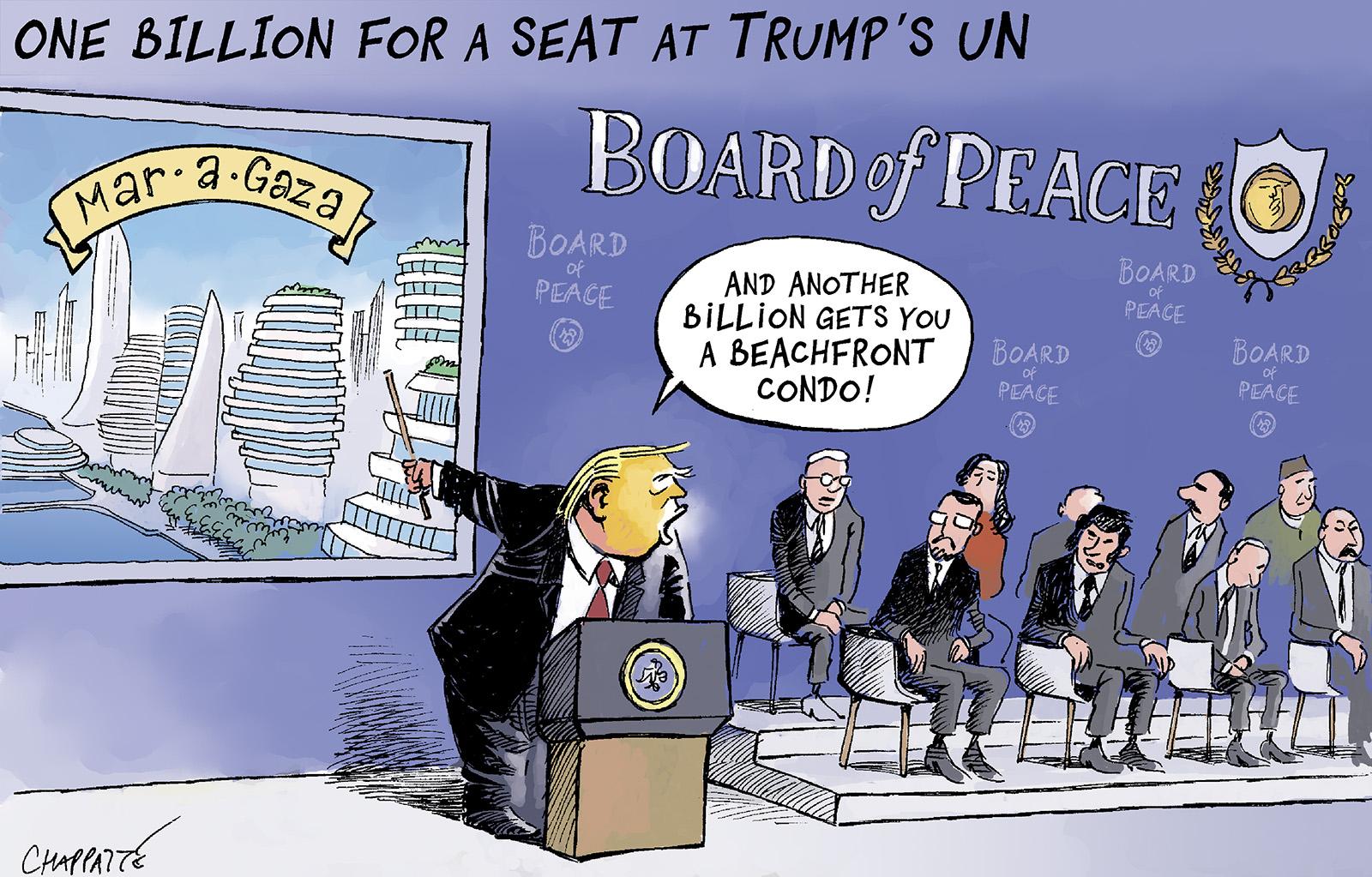 Trump introduces his own UN