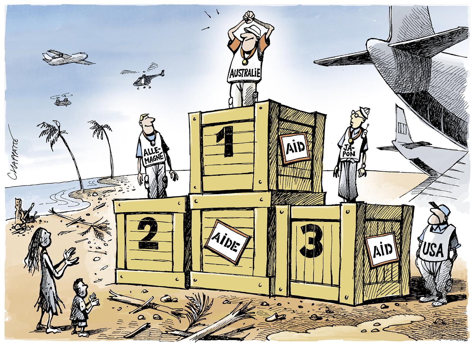 La course à l'aide