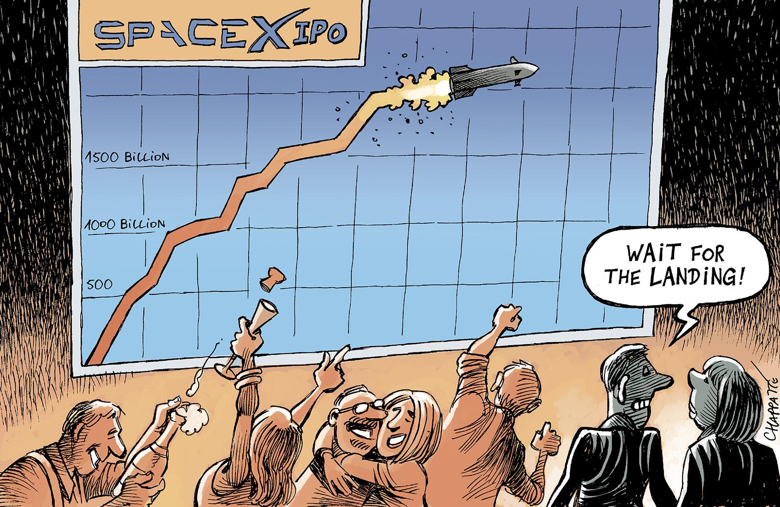 SpaceX blows the roof off Wall Street
