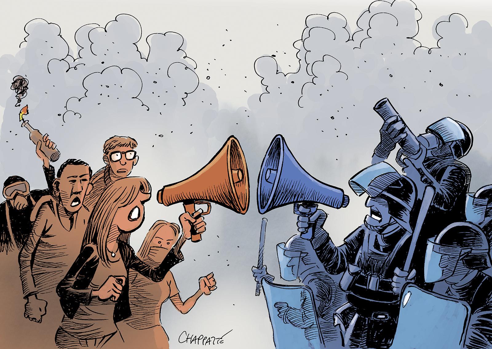Début de dialogue en France