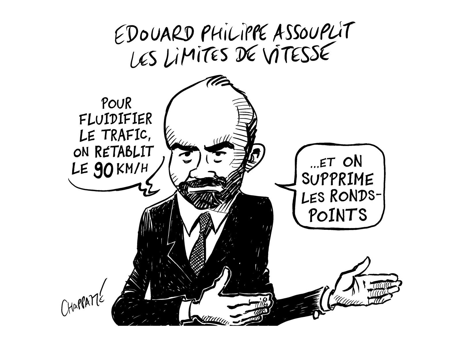Edouard Philippe assouplit les limites de vitesse