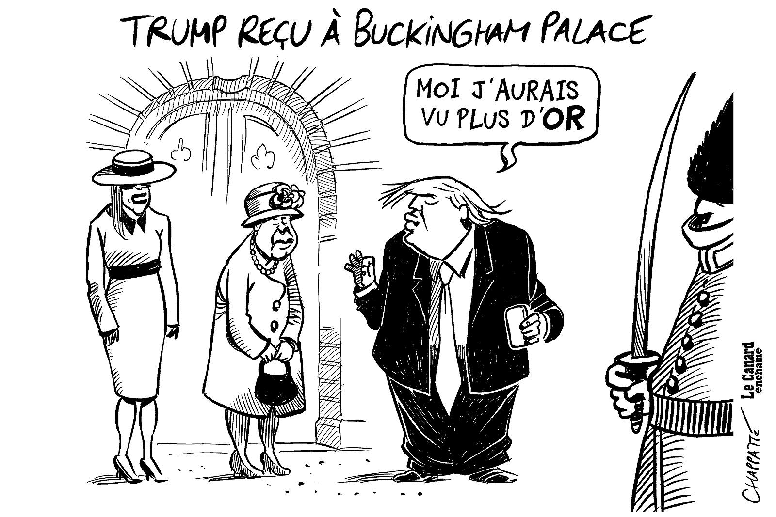 Trump à Buckingham Palace