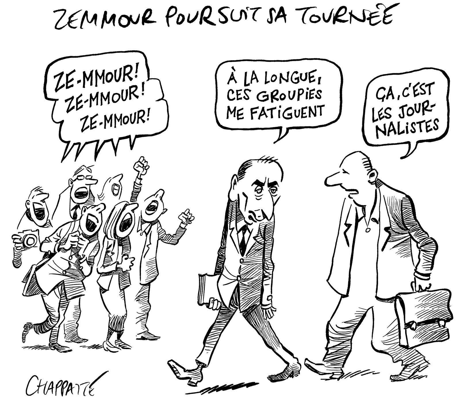 Zemmour poursuit sa tournée