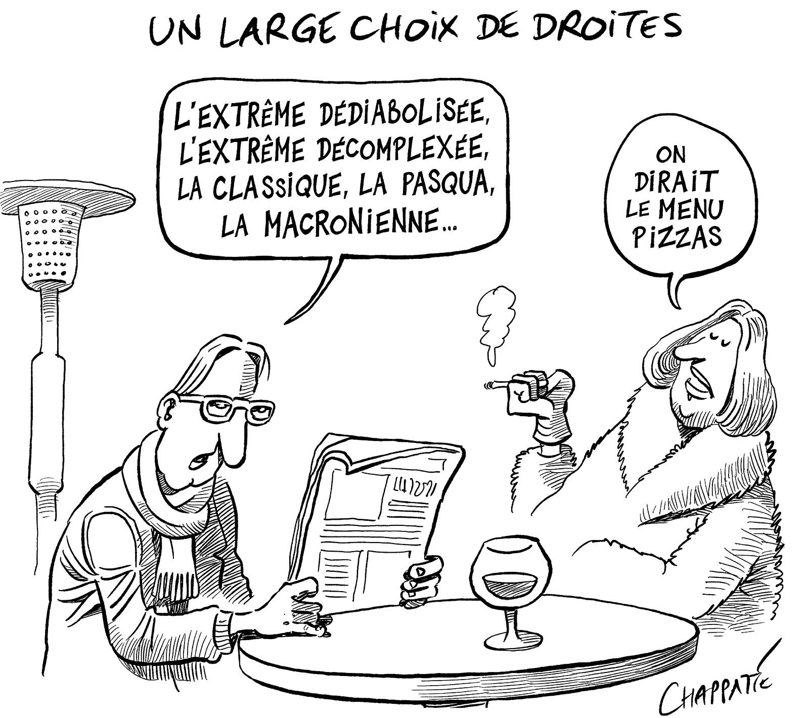 Un large choix de droites