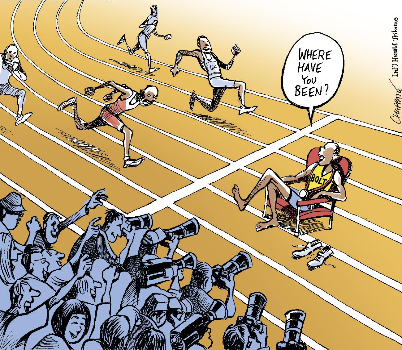 Bolt Sets World Records