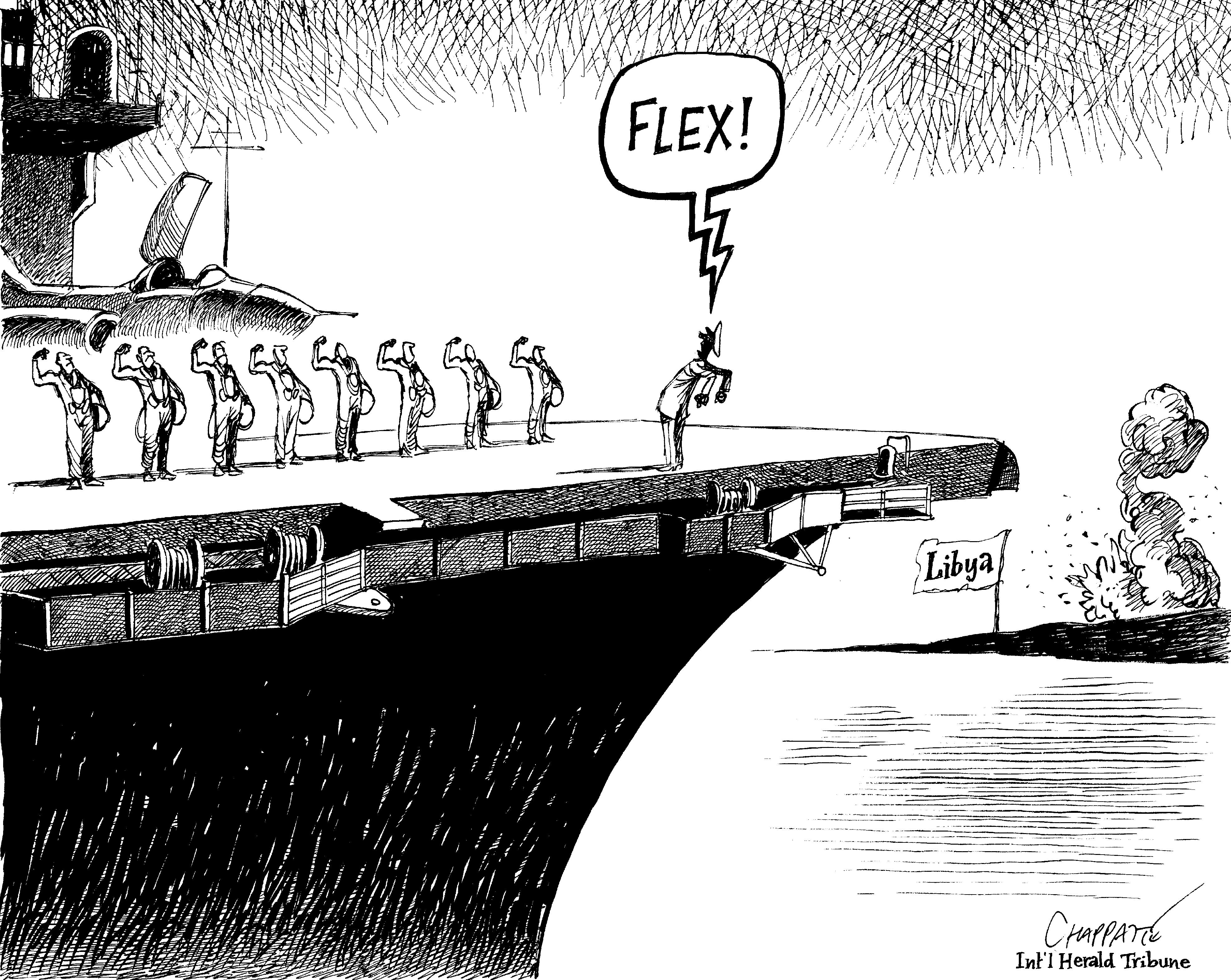 Military Flotilla Near Libya