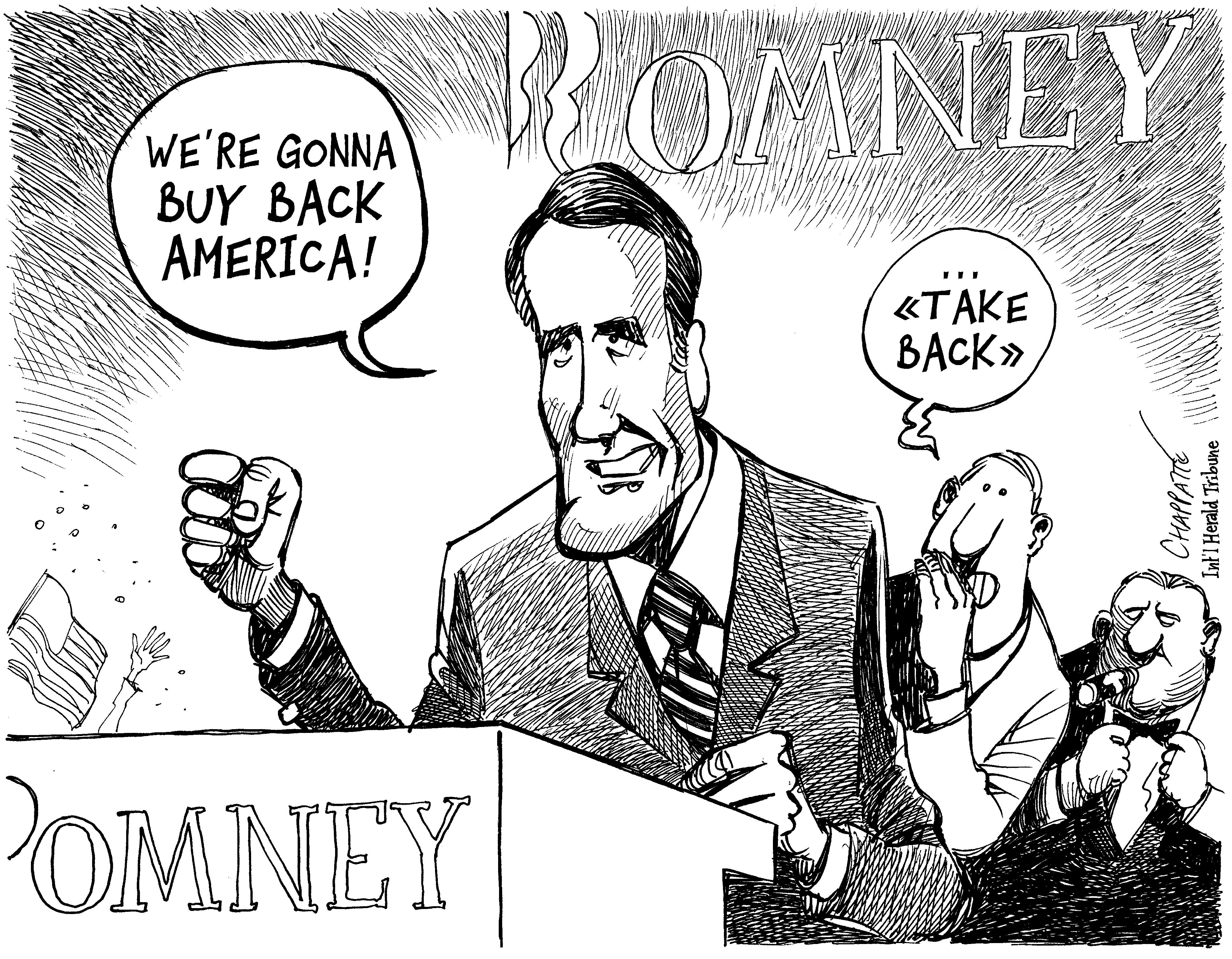 Mitt Romney,the front runner