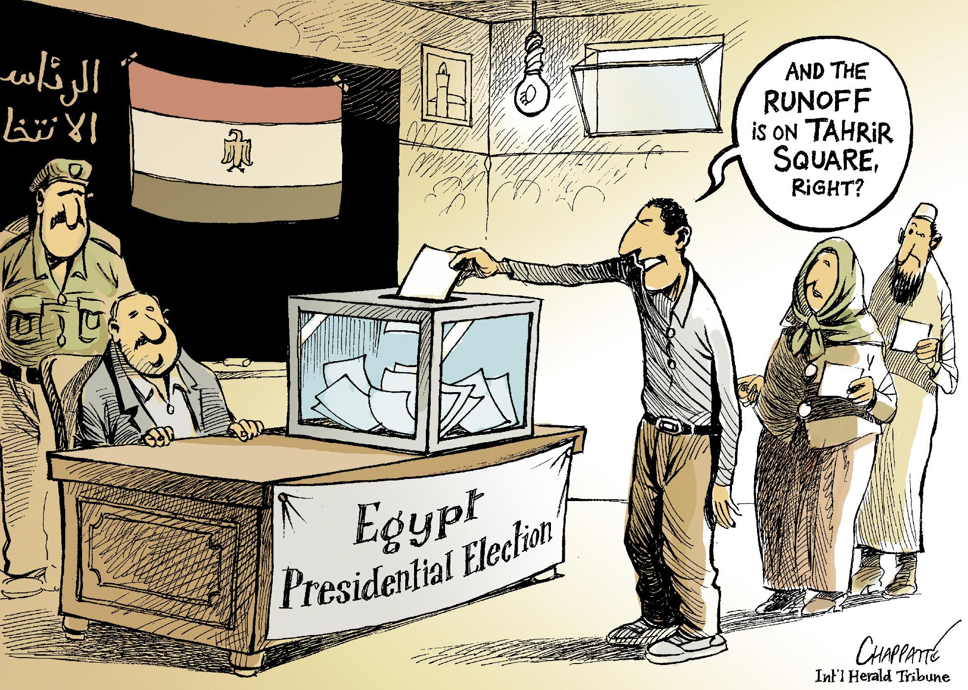 Egyptians elect their president