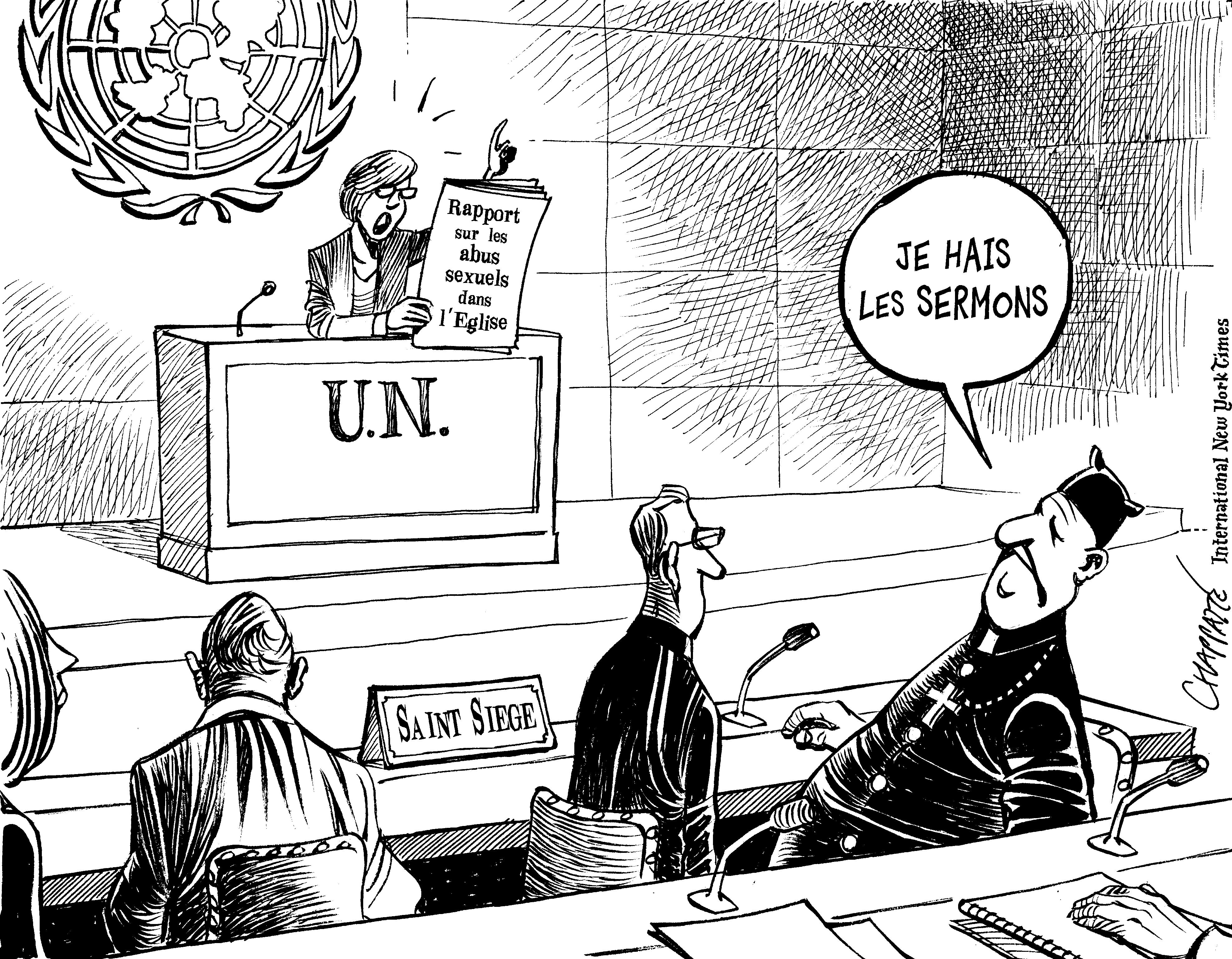 L'ONU critique le Vatican