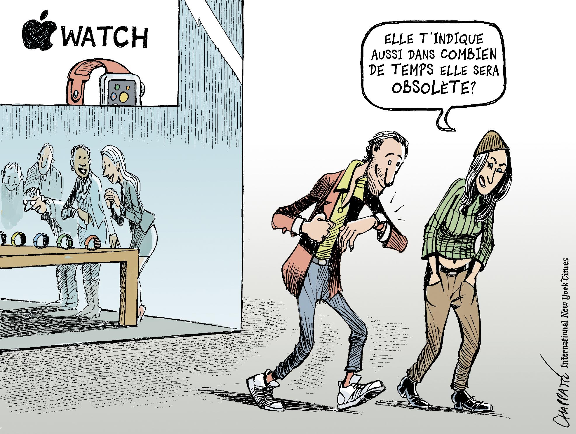 Et maintenant l'Apple Watch