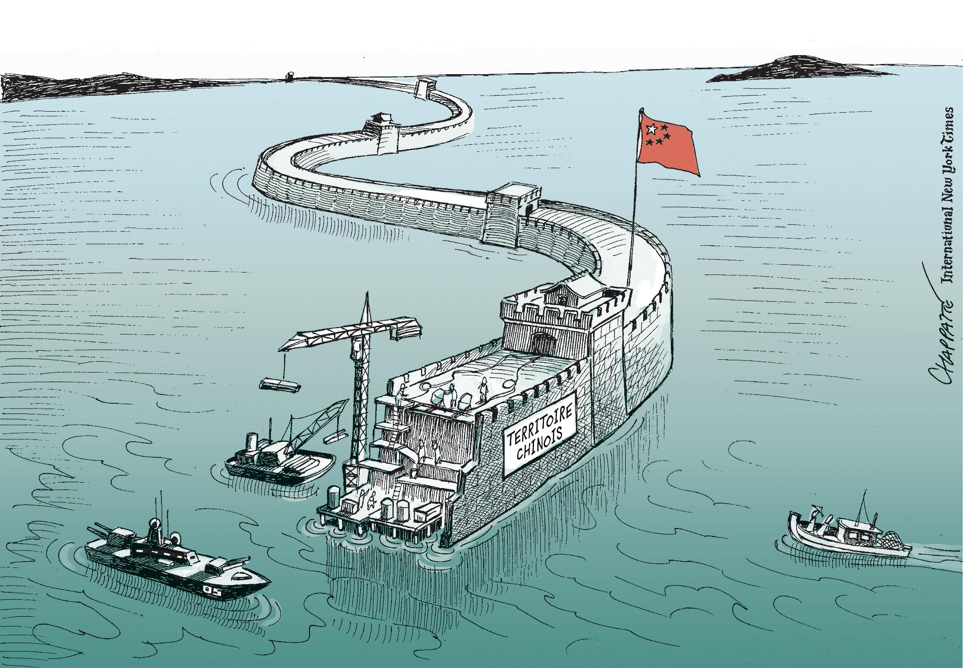 La Chine marque son territoire