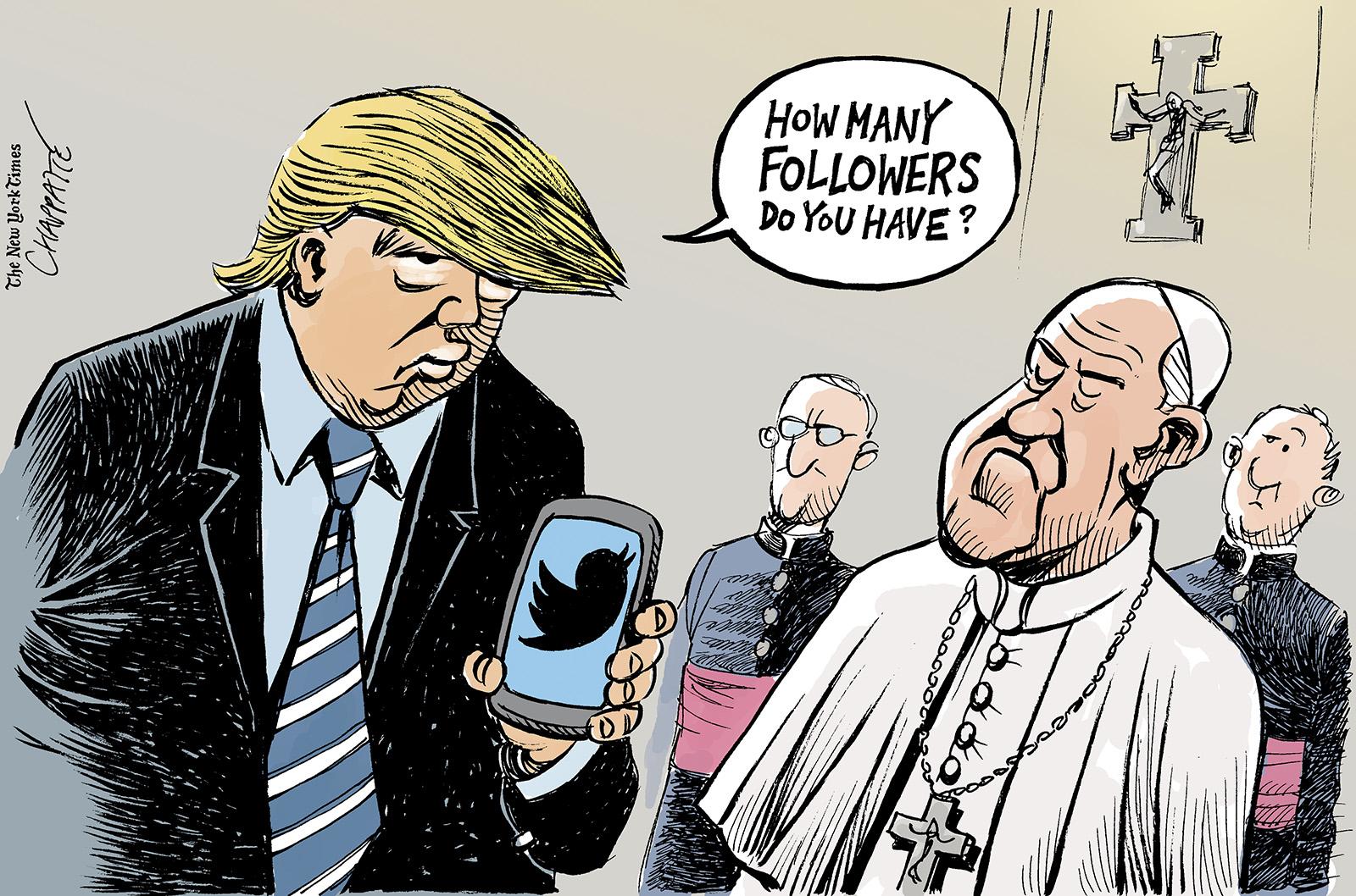 Trump meets the pope