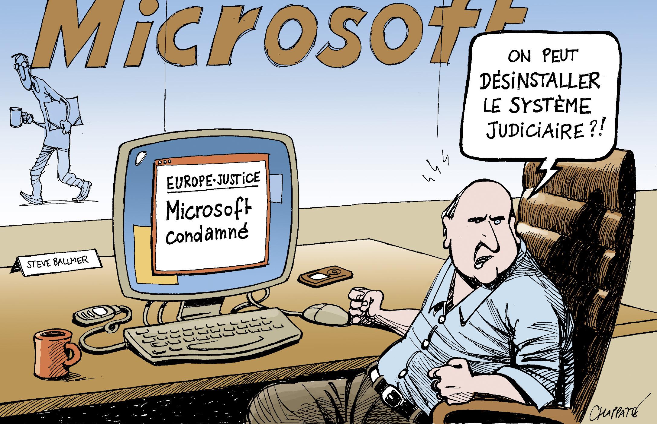 La justice européenne condamne Microsoft