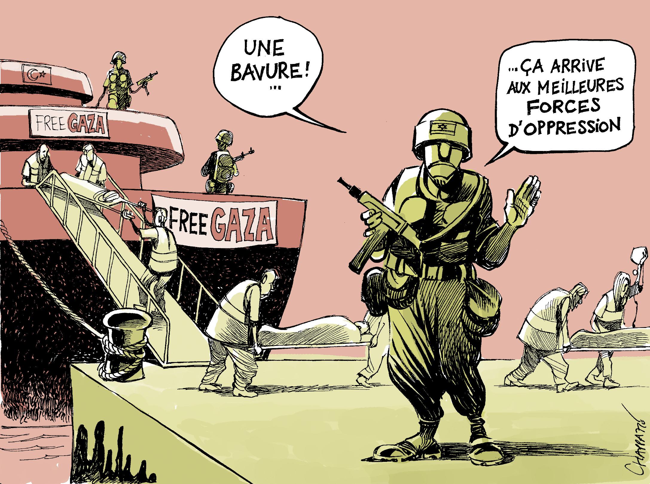 La flotille pour Gaza attaquée