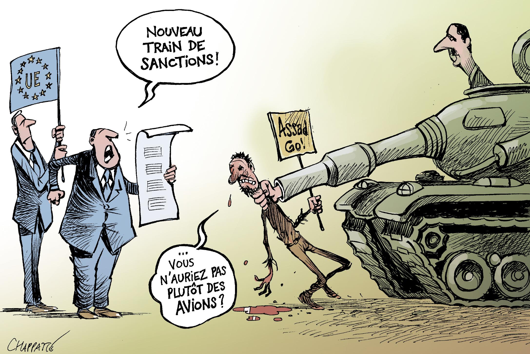 Sanctions européennes contre la Syrie