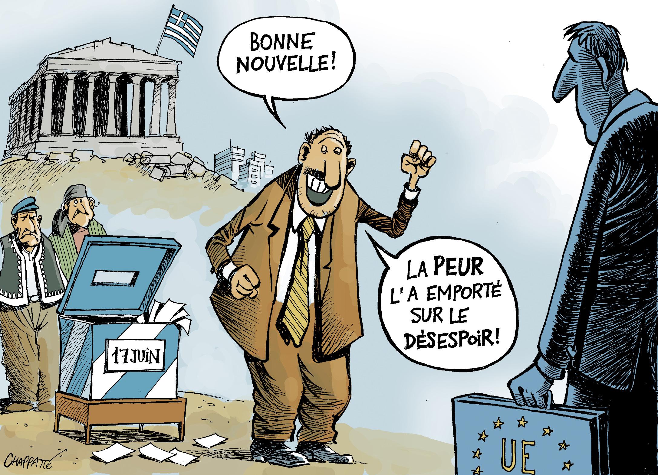 Les Grecs votent pour l'Europe