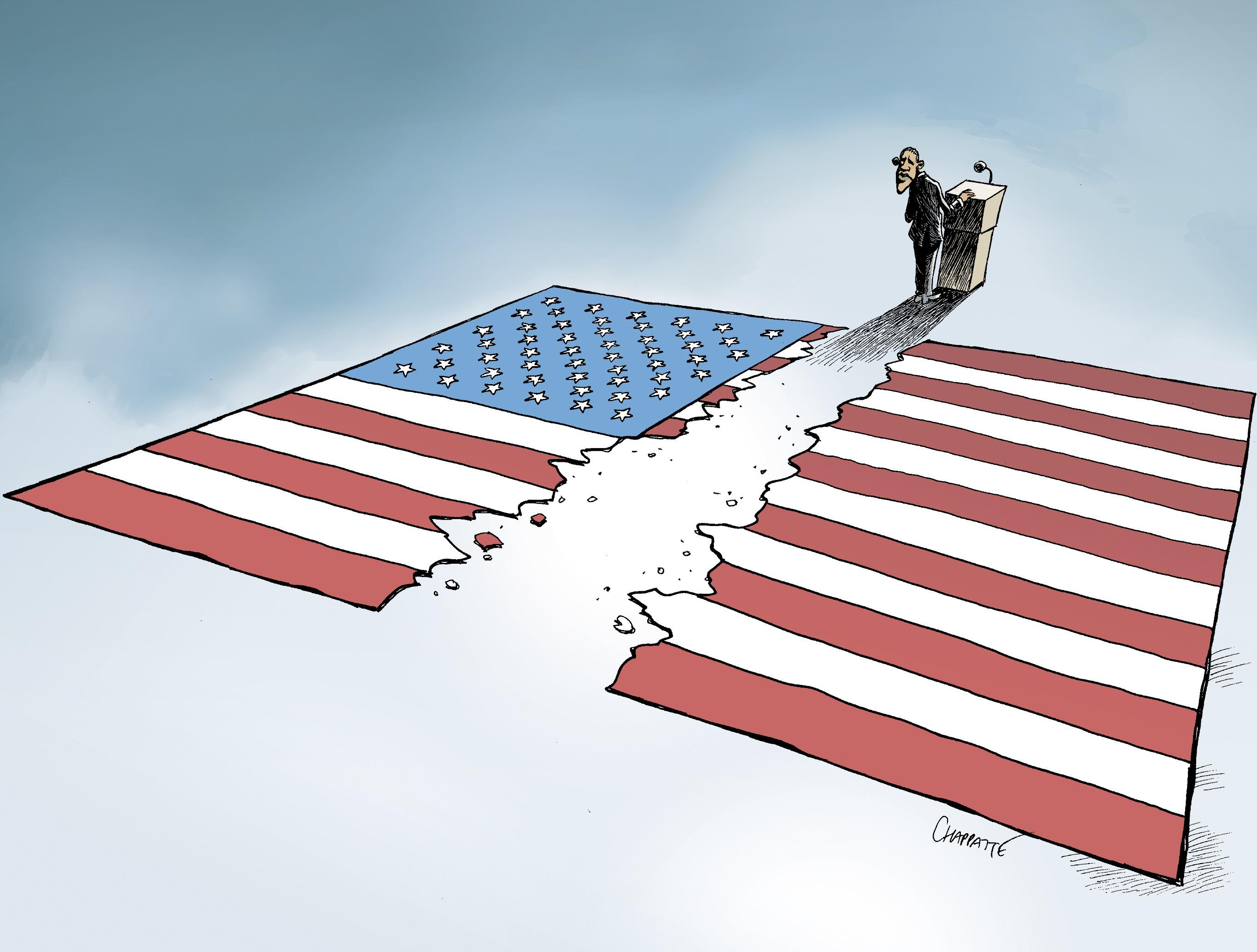 Obama II,et l'Amérique divisée