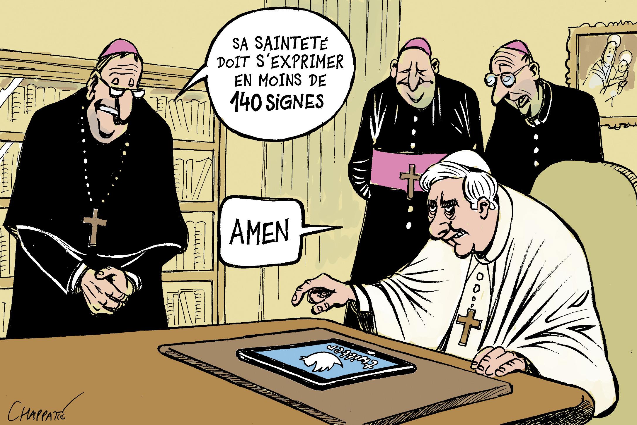 Le pape est sur Twitter