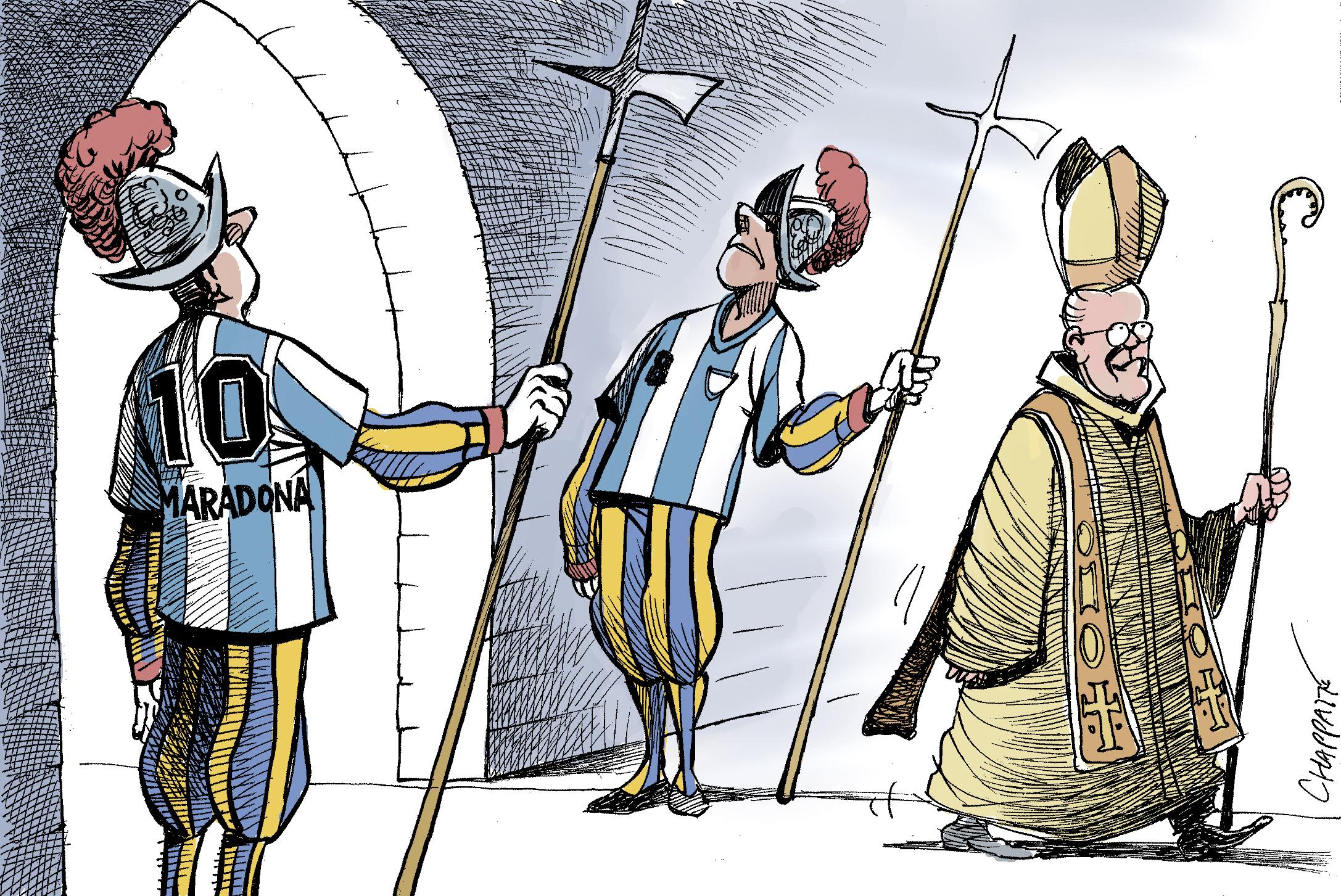 Le pape argentin à Rome