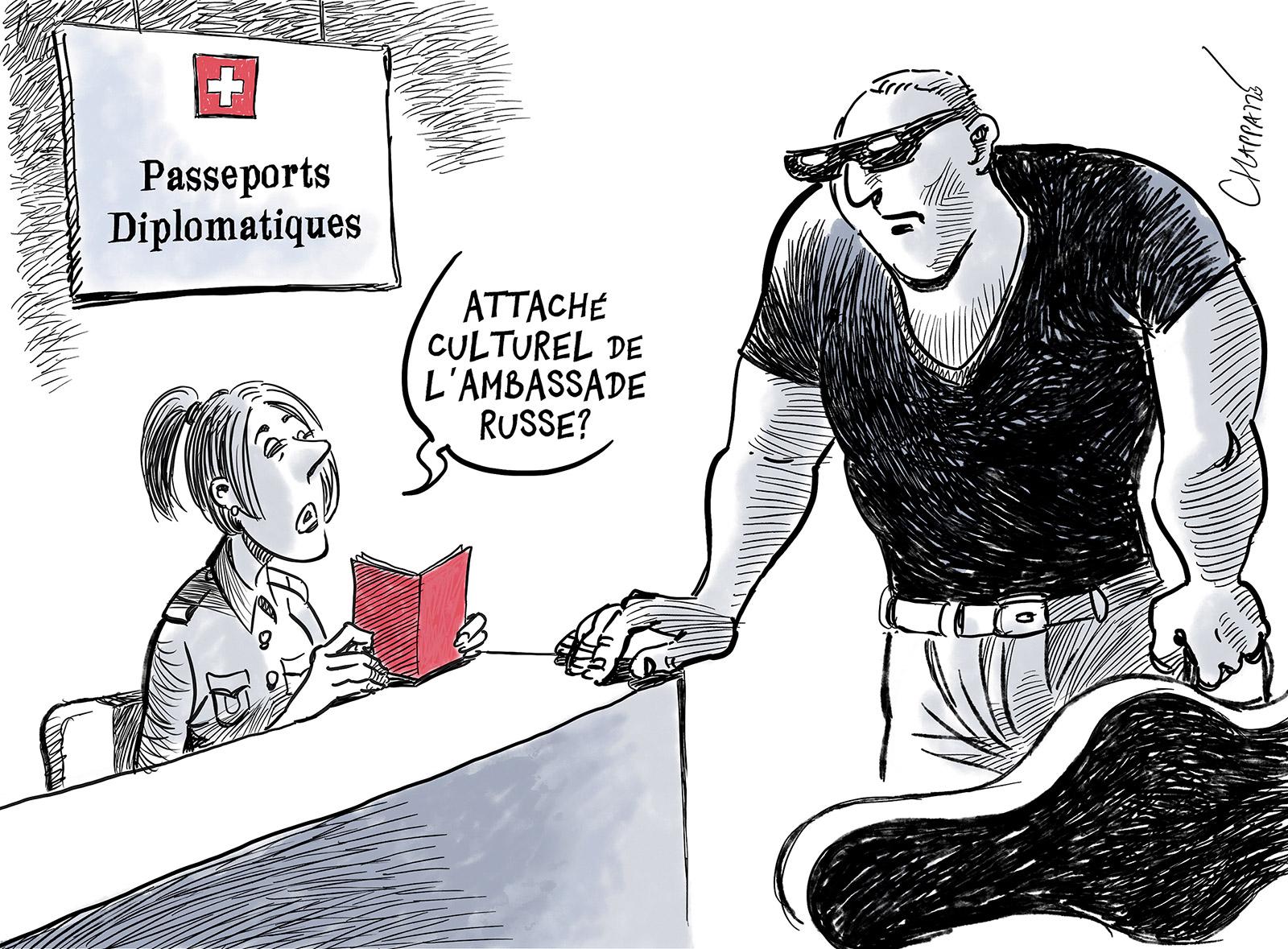 Espions russes en Suisse