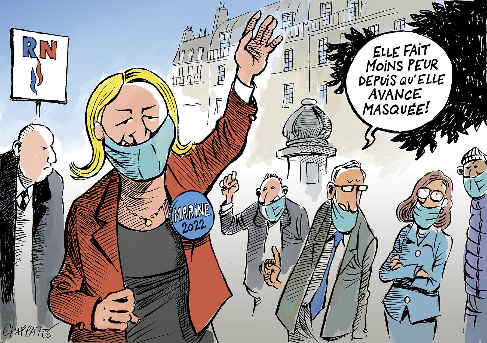 Le Pen bien placée pour 2022