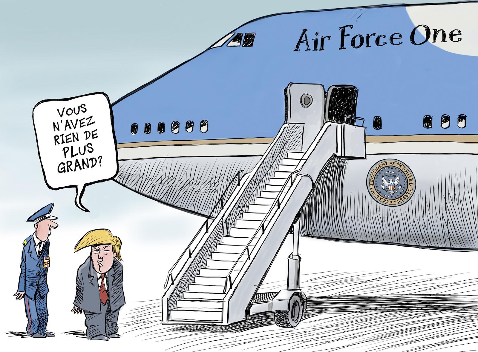 Le nouvel avion de Trump