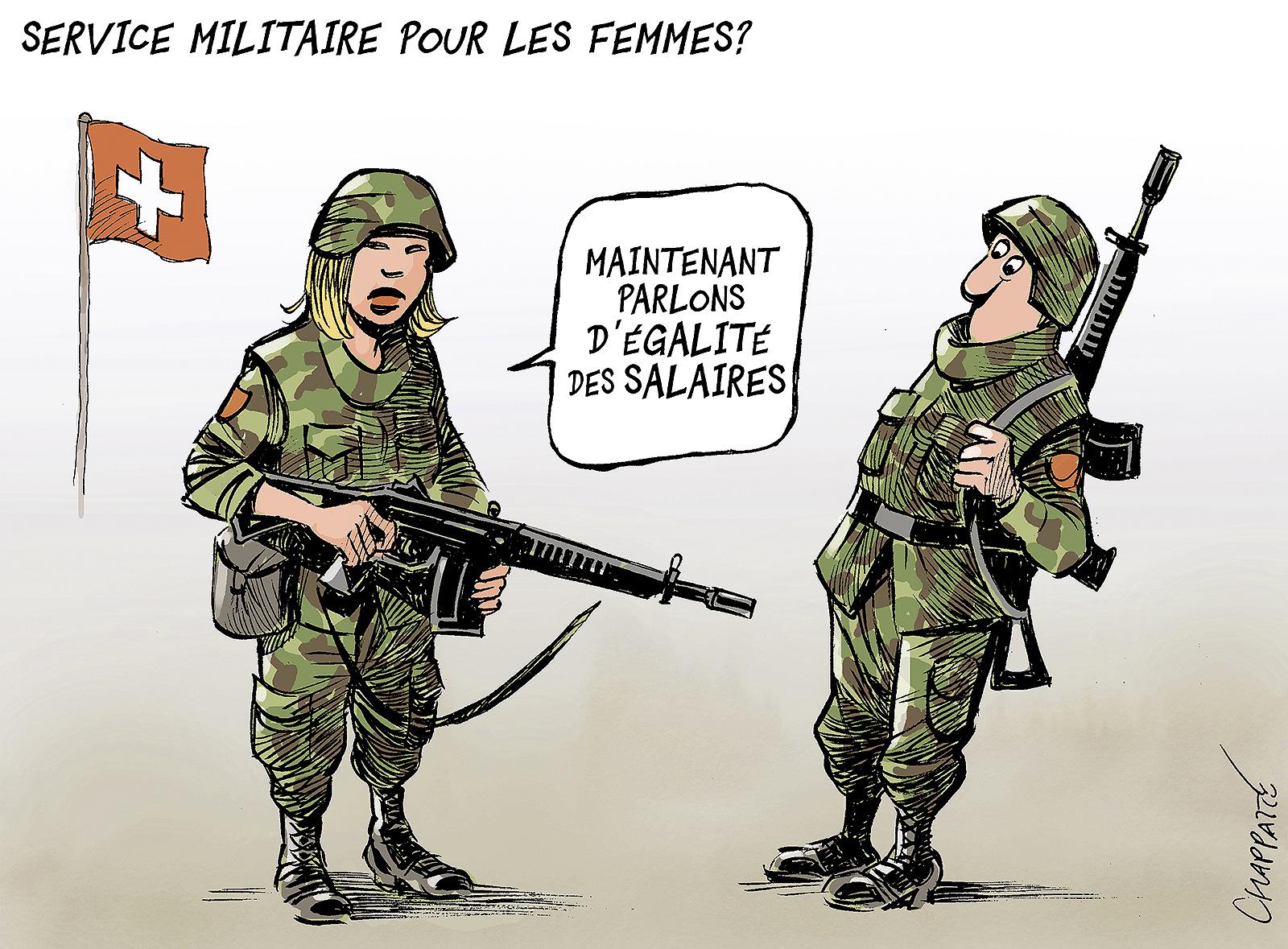 Service militaire pour les femmes?