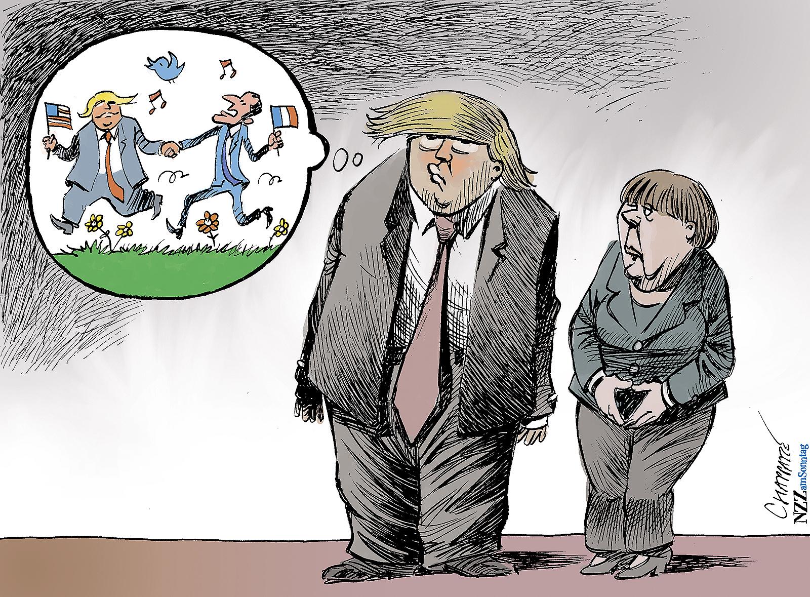 Rencontre Trump-Merkel