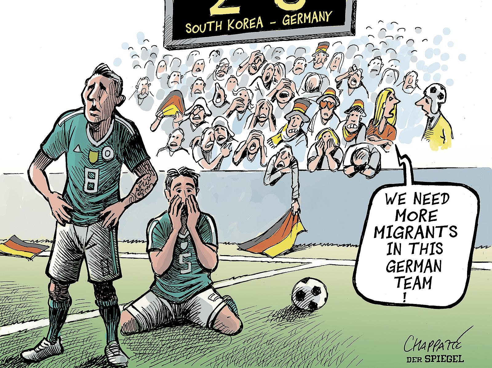 Germany out of the World cup