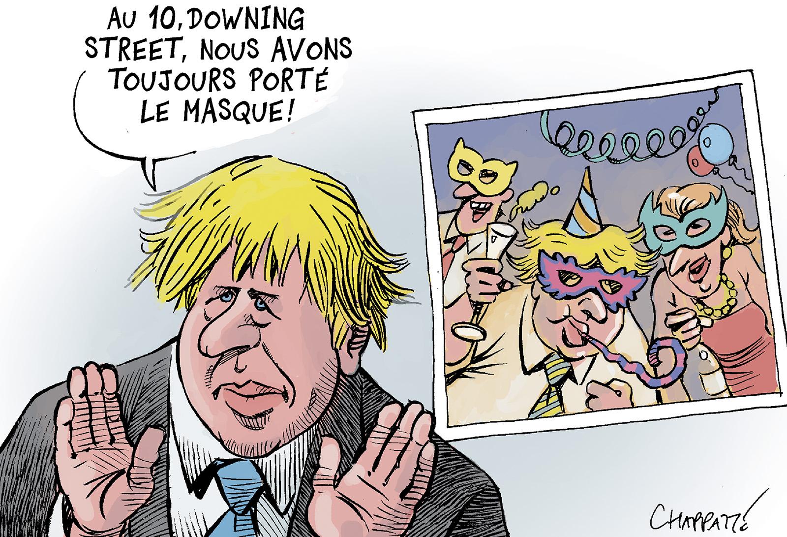 Les fêtes chez Boris Johnson