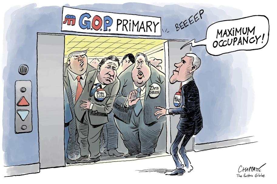 A crowded Republican field