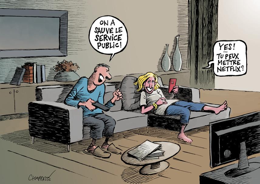 Les Suisses soutiennent leur télévision