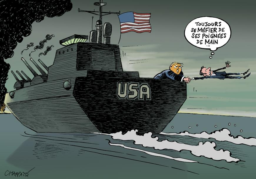 Trump veut entraîner l'Europe dans la guerre