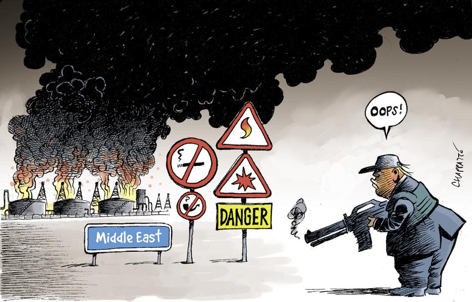 The Middle East on fire