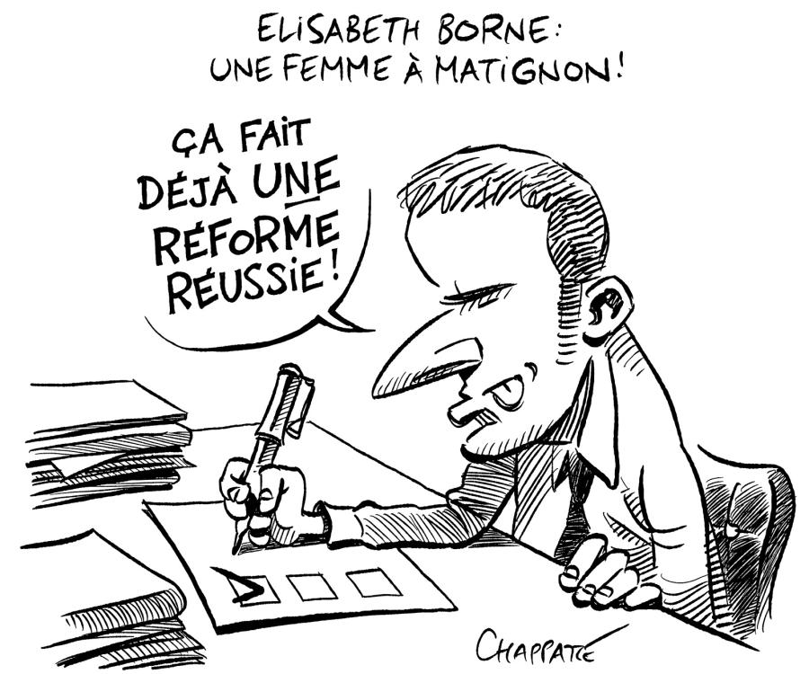 Elisabeth Borne, une femme à Matignon Elisabeth Borne, une femme à Matignon