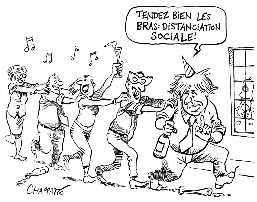 Boris Johnson et le "Partygate" 