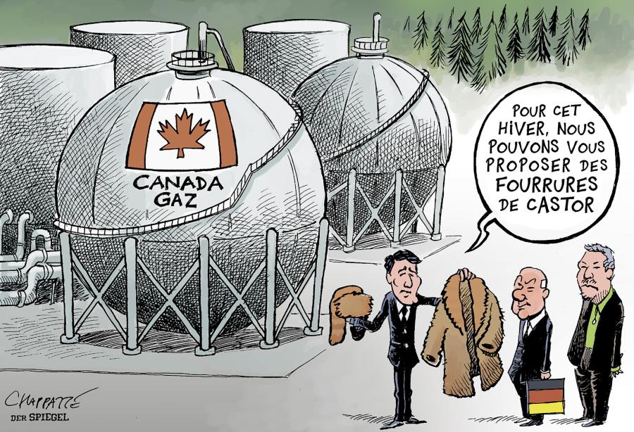 Olaf Scholz rend visite à Justin Trudeau Olaf Scholz rend visite à Justin Trudeau