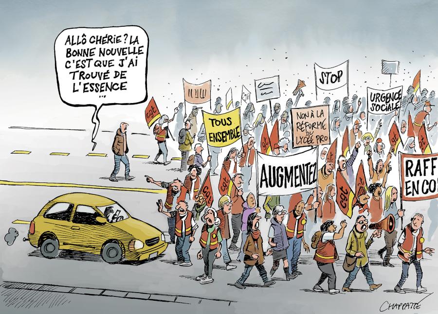 La France en grève La France en grève