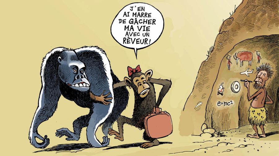 Hommes et chimpanzés ont vécu ensemble Hommes et chimpanzés ont vécu ensemble