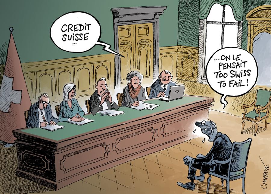 La marque Credit suisse disparaît aussi La marque Credit suisse disparaît aussi